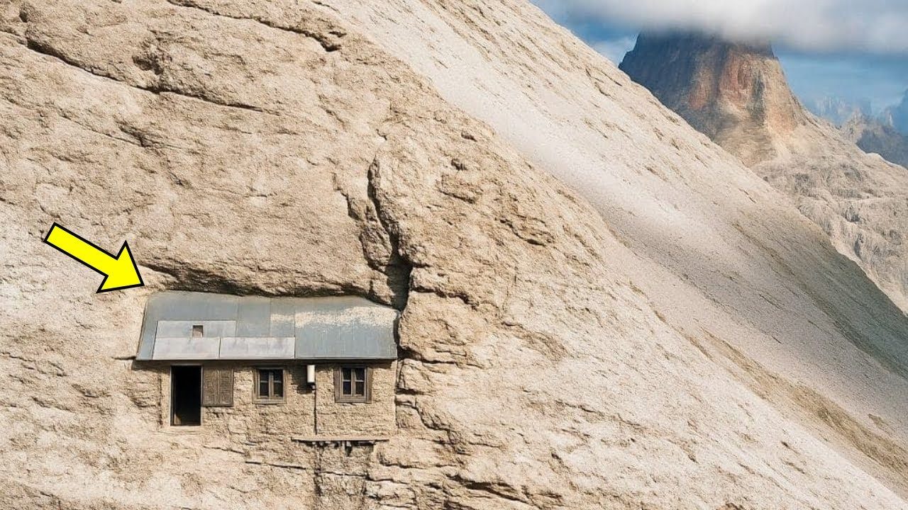 Hegymászók találnak egy házat Mountain Side-ban. Aztán benéznek!